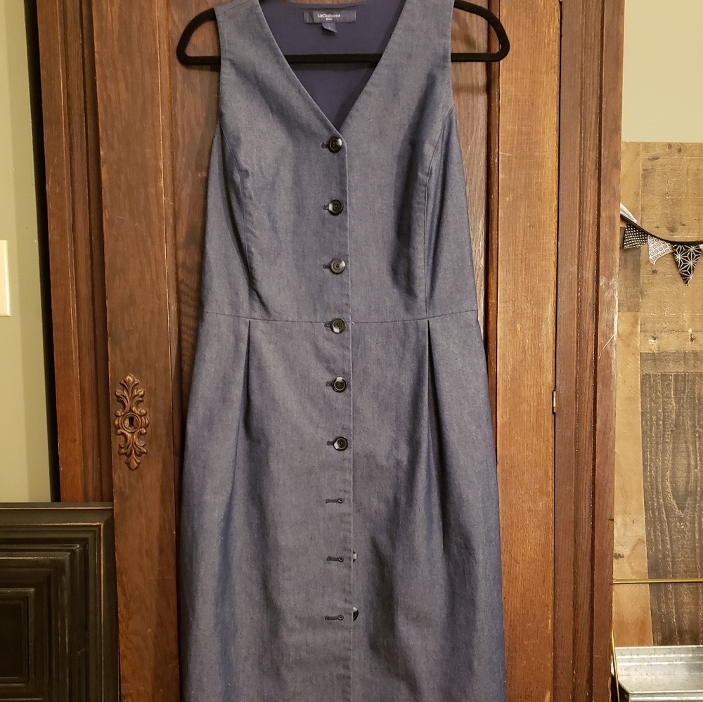 Liz Claiborne | Denim Jumper